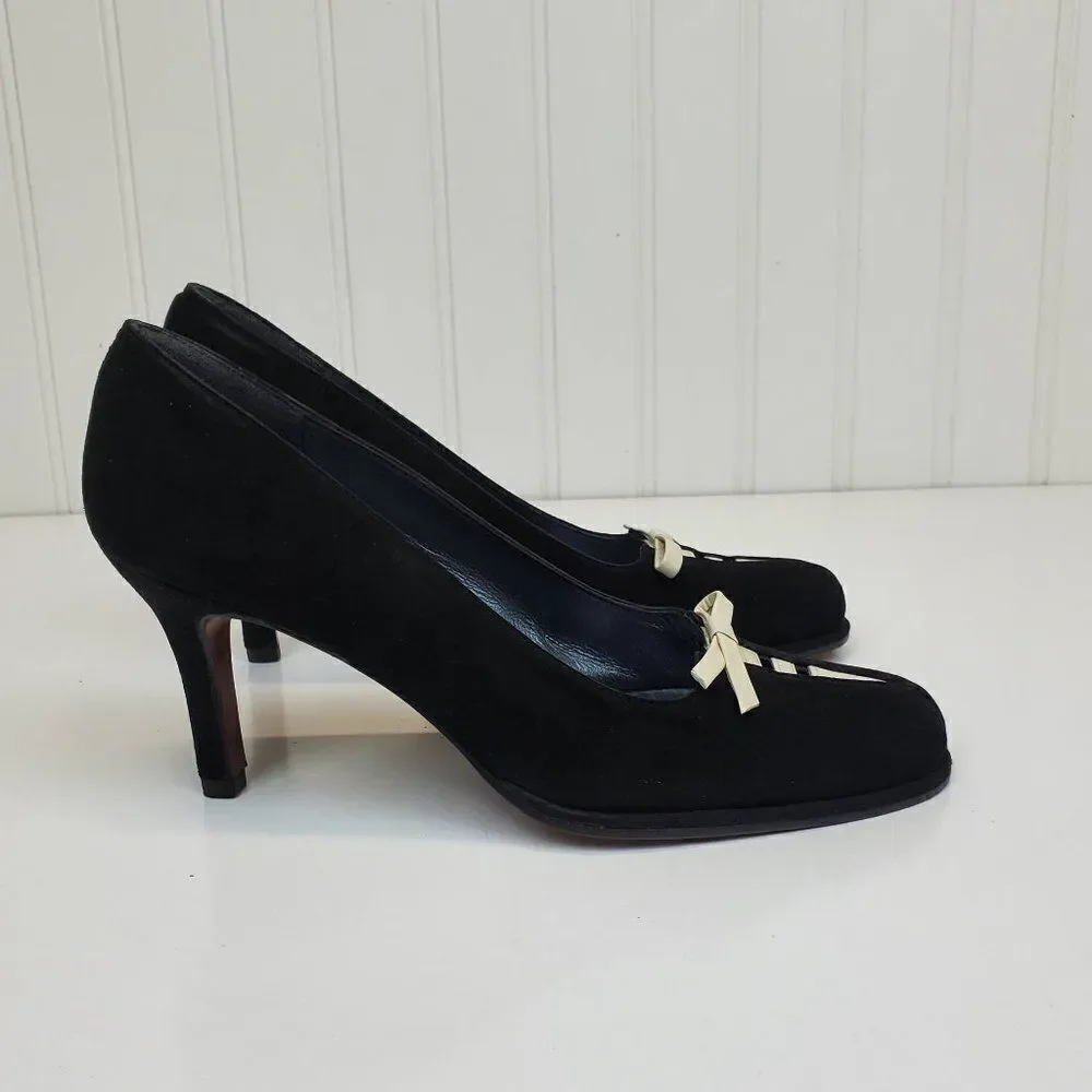Stuart Weitzman Leather Suede Pumps SH-005